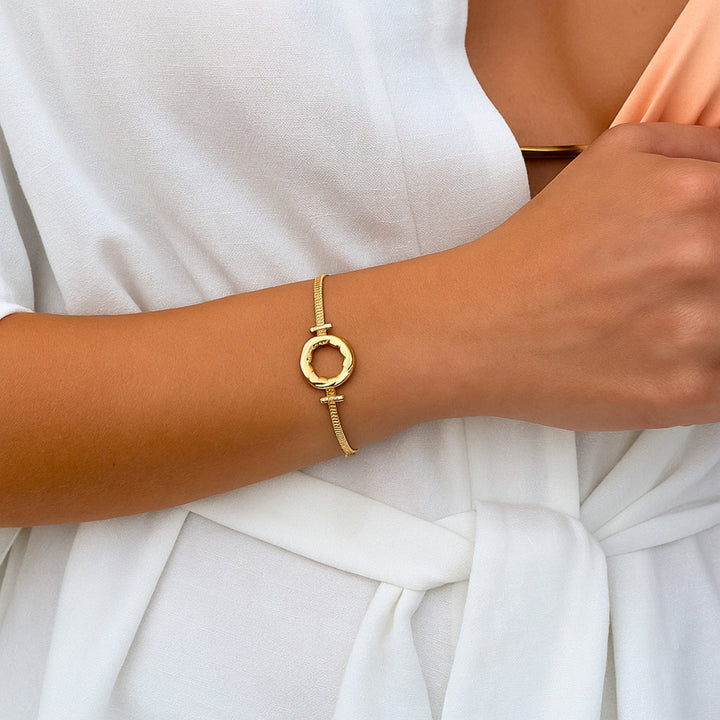 PULSEIRA HALO - REVESTIDA A OURO 18K