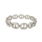 BRACELETE LIEN - BANHADO A RÓDIO BRANCO