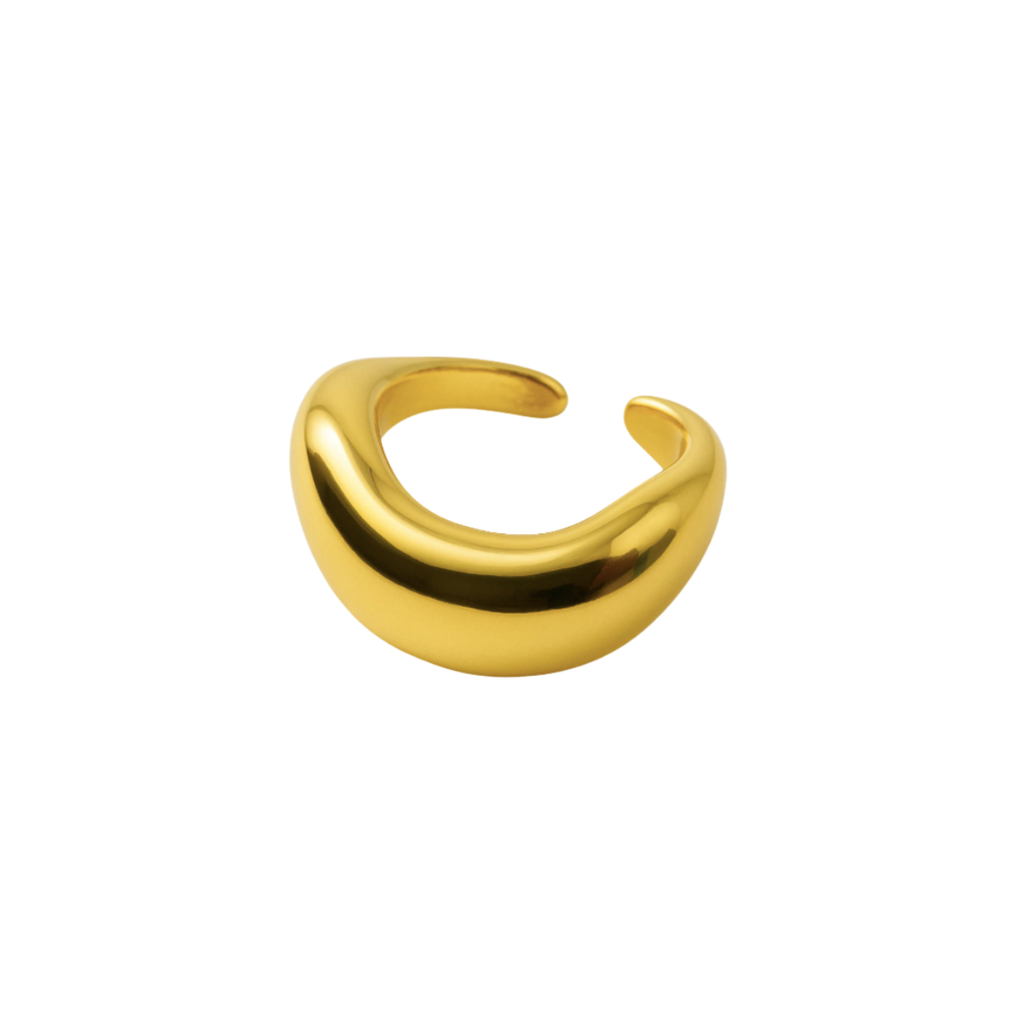 ANEL SEMENTE DE LUZ - REVESTIDO A OURO 18K