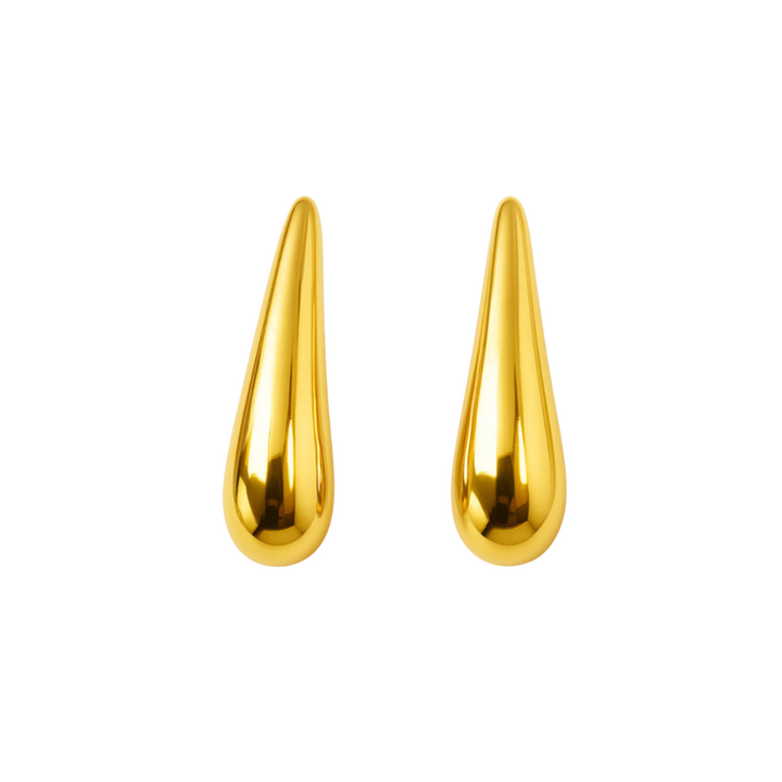 BRINCO GOTA SERENA - REVESTIDO A OURO 18K