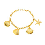 PULSEIRA SEREIA - BANHADO A OURO 18K