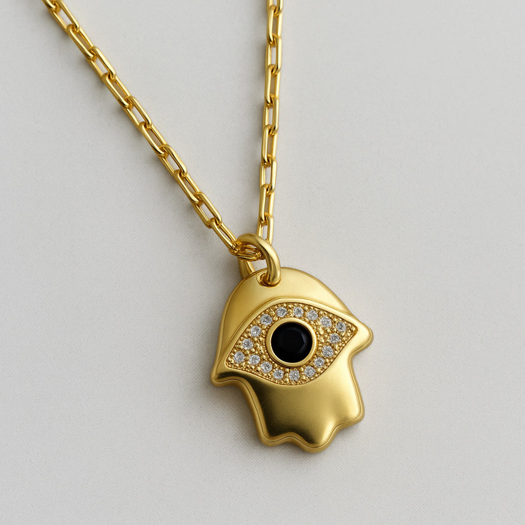 COLAR LUZ DE HANSÁ - BANHADO A OURO 18K