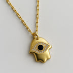 COLAR LUZ DE HANSÁ - BANHADO A OURO 18K