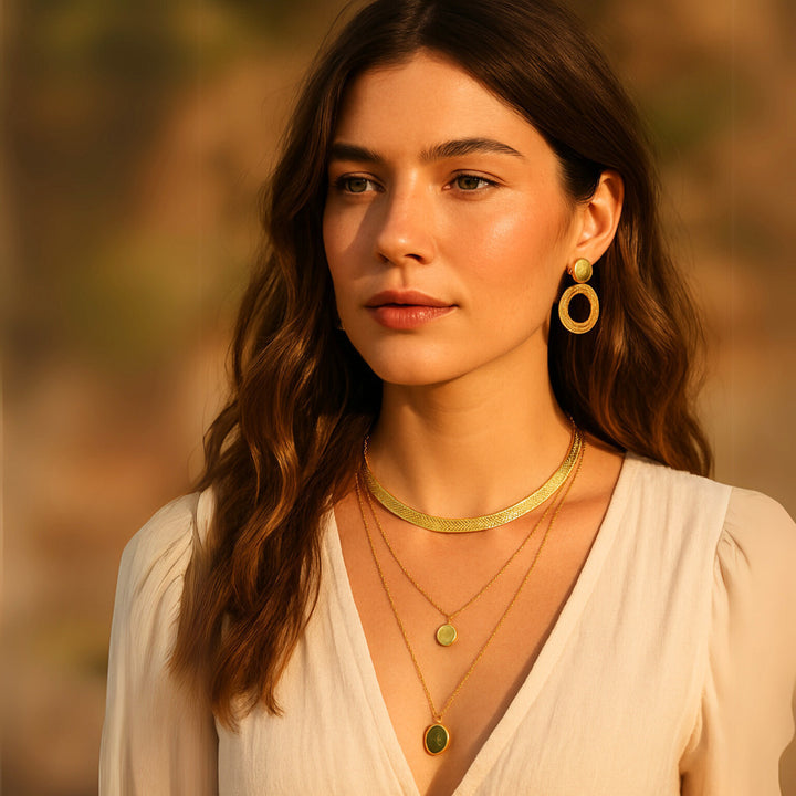 CHOKER ECLIPSE - REVESTIDO A OURO 18K