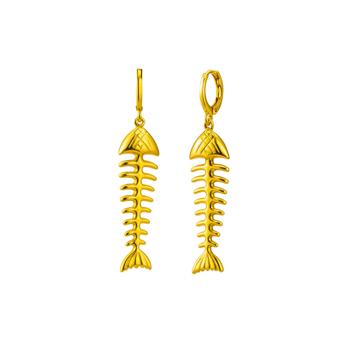 BRINCO FISHBONE - BANHO OURO