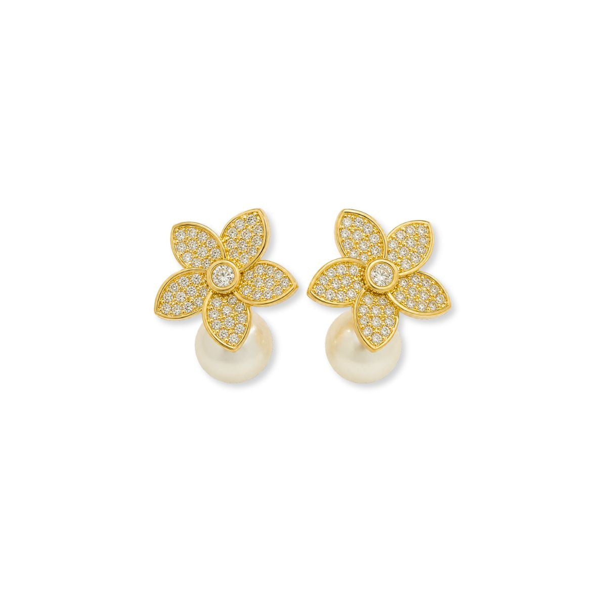 BRINCO FLEUR - BANHO OURO