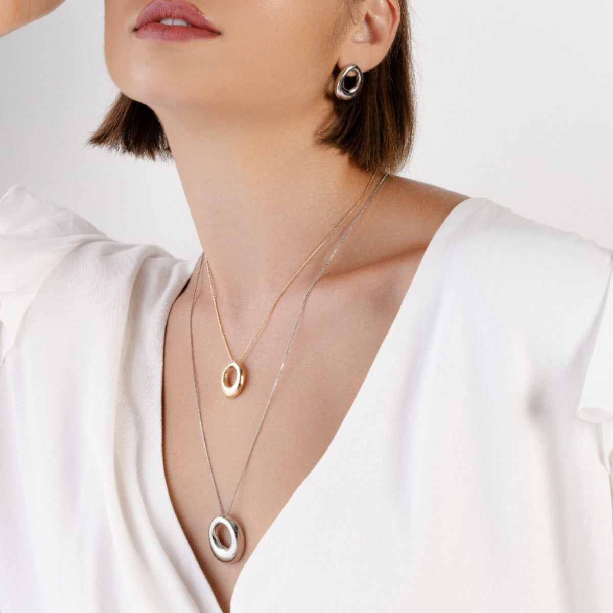 COLAR AUREA CIRCULAR - BANHO OURO