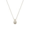 COLAR GOTA PRECIOSA - REVESTIDO A RÓDIO BRANCO
