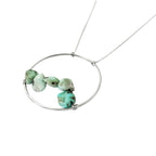 COLAR DE PRATA 925 COM LARIMAR