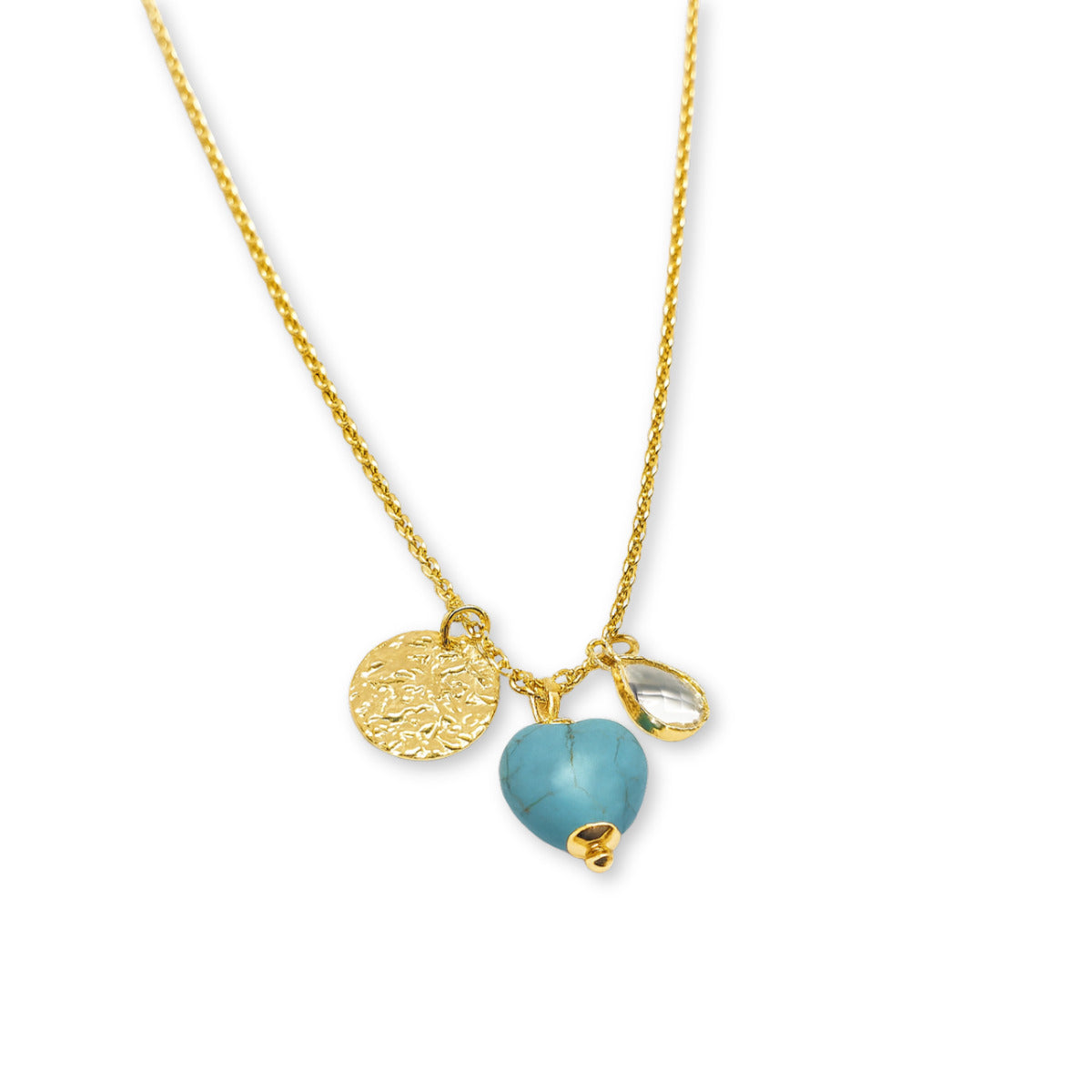 COLAR SWEET DROPS - BANHADO A OURO 18K