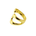 ANEL INÉRCIA - REVESTIDO A OURO 18K