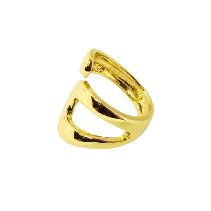 ANEL INÉRCIA - REVESTIDO A OURO 18K