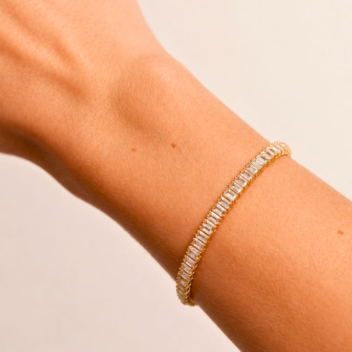 PULSEIRA RIVIERA FLORENCE - BANHADO À OURO 18K