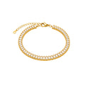 PULSEIRA RIVIERA FLORENCE - BANHADO À OURO 18K