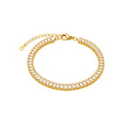 PULSEIRA RIVIERA FLORENCE - BANHADO À OURO 18K
