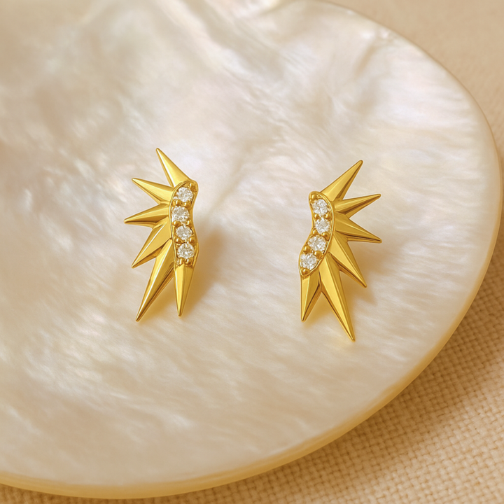 BRINCO VOO RADIANTE - REVESTIDO A OURO 18K