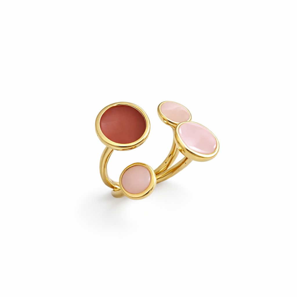 ANEL ÓRBITAS - REVESTIDO A OURO 18K