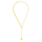 COLAR DUAL ROMANCE - BANHADO A OURO 18K