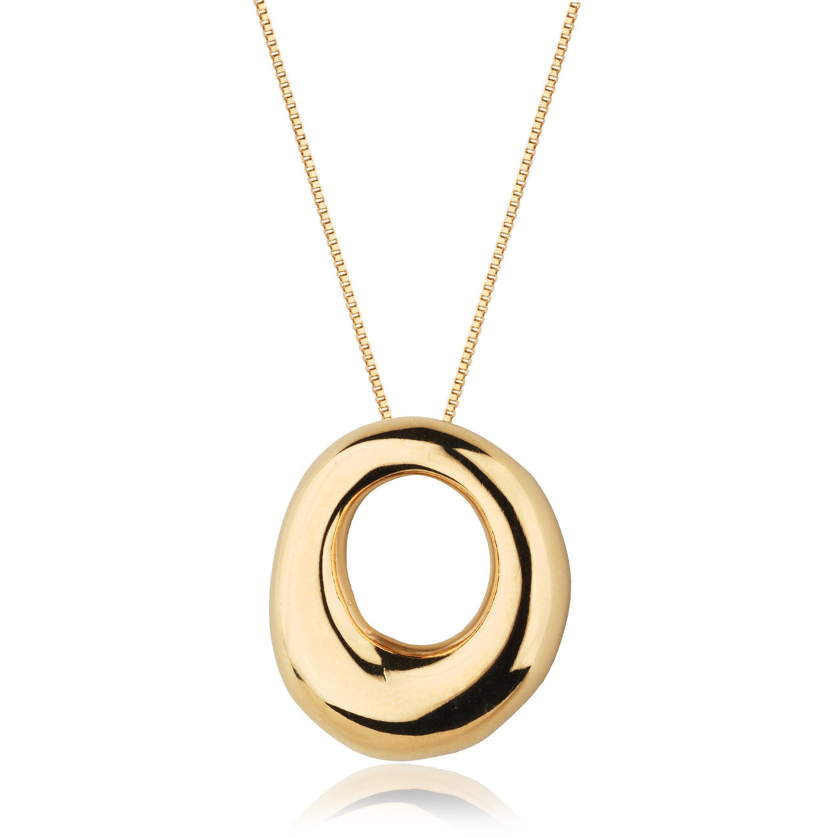 COLAR AUREA CIRCULAR - BANHO OURO