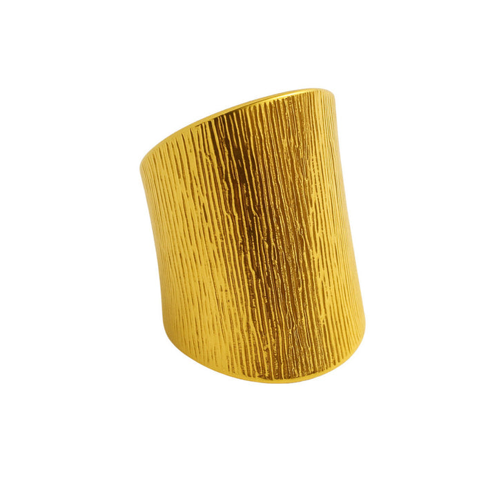 ANEL MANTO CELESTE - REVESTIDO A OURO 18K