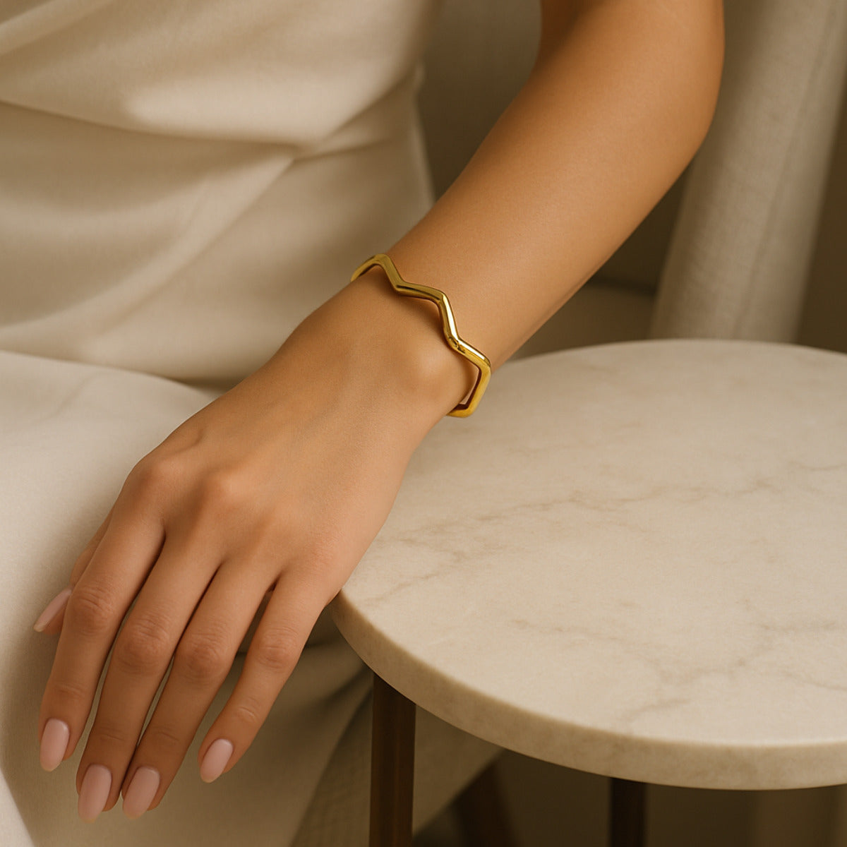 BRACELETE MARÉ - BANHO OURO