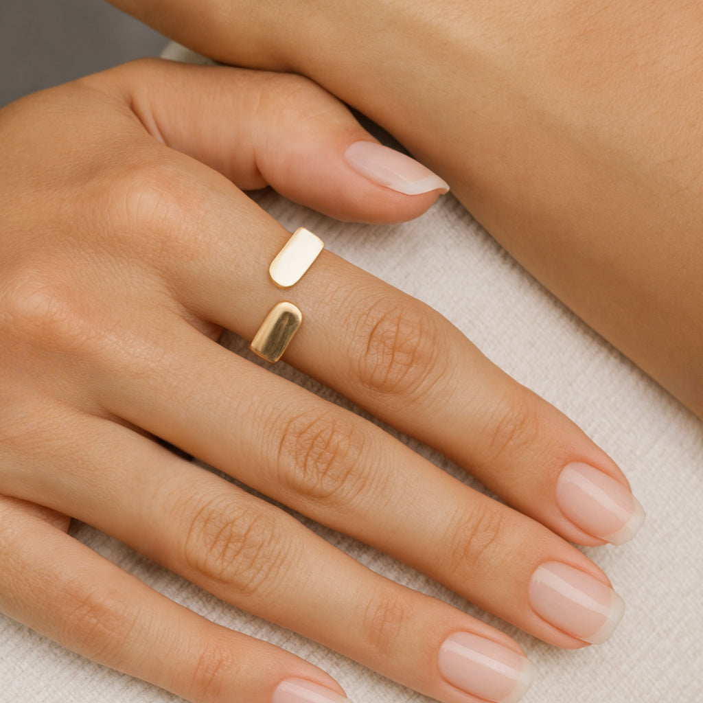 ANEL LIMITE - BANHADO A OURO 18K