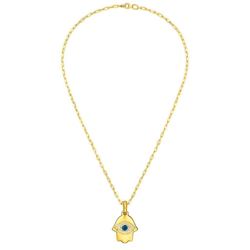 COLAR LUZ DE HANSÁ - BANHADO A OURO 18K