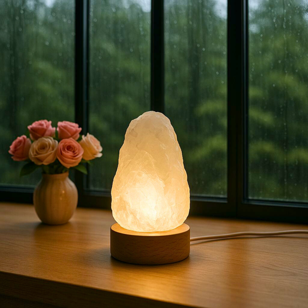 LUMINÁRIA DE QUARTZO BRANCO