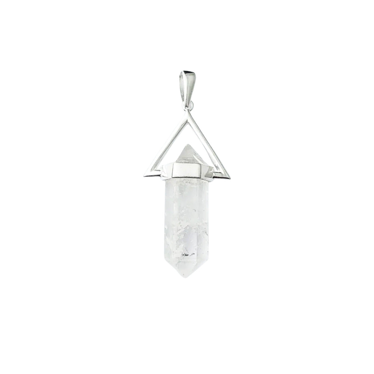 PINGENTE CRISTAL QUARTZO - PRATA 925