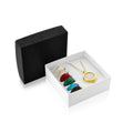 CONJUNTO RELICÁRIO TUDO POSSO NAQUELE QUE ME FORTALECE - BANHADO A OURO 18k