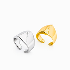 ANEL VECTOR - REVESTIDO A OURO 18K