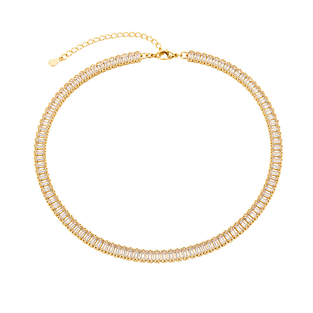 COLAR RIVIERA FLORENCE - BANHADO À OURO 18K