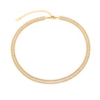 COLAR RIVIERA FLORENCE - BANHADO À OURO 18K