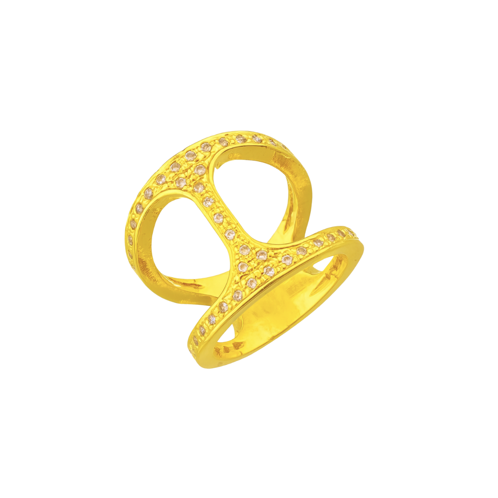 ANEL DE ATENA - REVESTIDO A OURO 18K