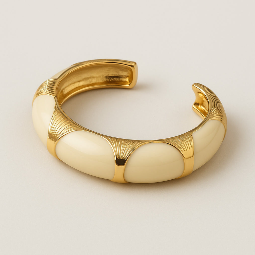BRACELETE ROYALE - BANHADO A OURO 18K