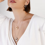 COLAR AUREA CIRCULAR - REVESTIDO A OURO 18K