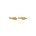 BRINCO PEIXE PEQUENO - BANHADO A OURO 18K