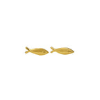 BRINCO PEIXE PEQUENO - BANHADO A OURO 18K