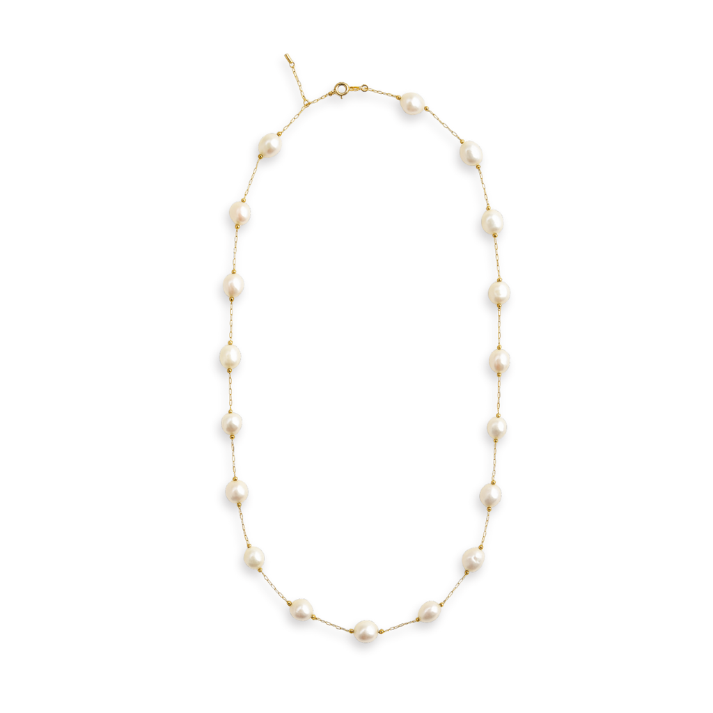 COLAR ELEGANCE COM PÉROLAS SHELL