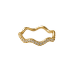 ANEL AURORA REAL - REVESTIDO A OURO 18K