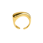 ANEL DUNA - REVESTIDO A OURO 18K