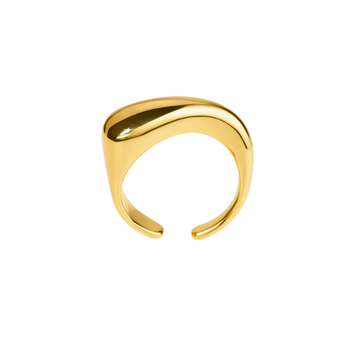 ANEL DUNA - REVESTIDO A OURO 18K