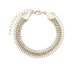 PULSEIRA SILVER SCALES - BANHADO A RÓDIO BRANCO