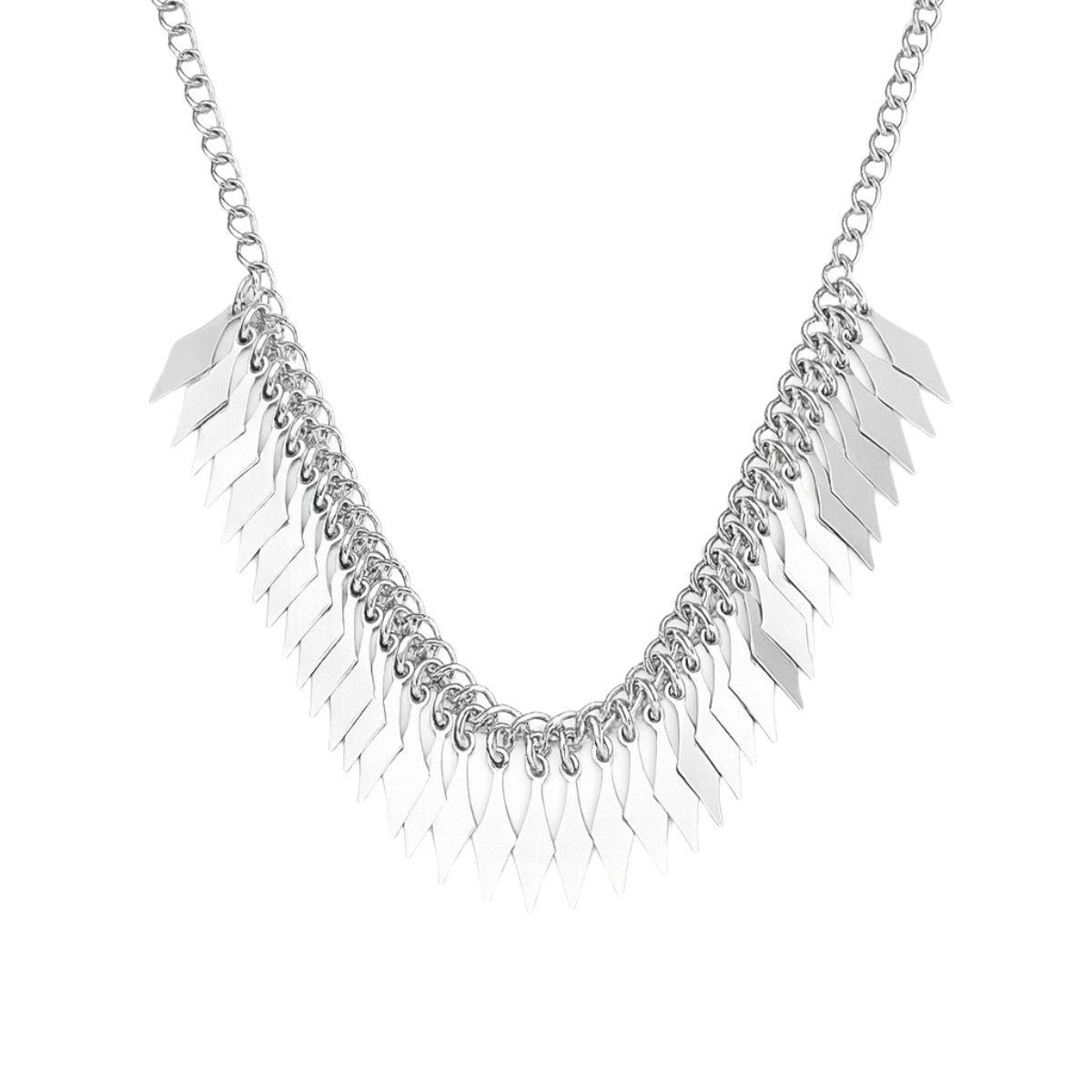 CHOKER DE LOSANGO DE PRATA 925