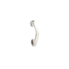 EAR CUFF VENTO LEVE LISO - REVESTIDO A RÓDIO BRANCO