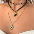 COLAR LUZ DE HANSÁ - BANHADO A OURO 18K