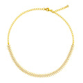 COLAR MEIA RIVIERA - BANHADO A OURO 18K