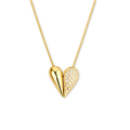 COLAR AMOR EM DUAS FORMAS - REVESTIDO A OURO 18K