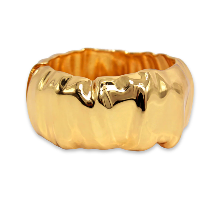 BRACELETE AURORA BOLD - REVESTIDO A OURO 18K