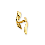 ANEL FENDA PROFUNDA - REVESTIDO A OURO 18K